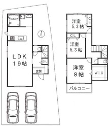 小比企町貸家の物件間取画像